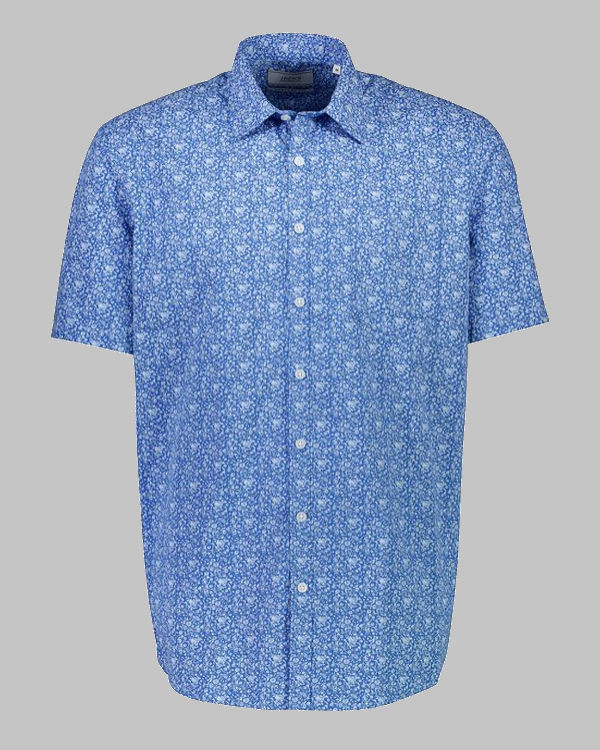 Jacks kortærmet skjorte - 3-200071 BLUE