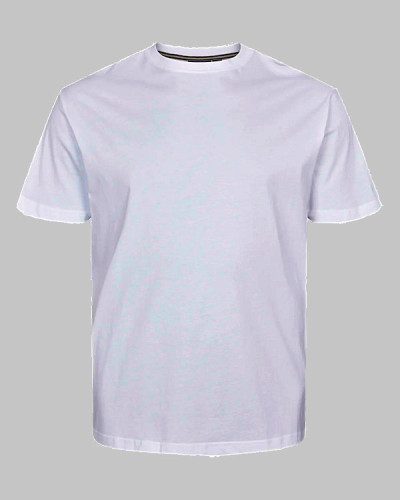 North T-shirt med rund hals - Hvid