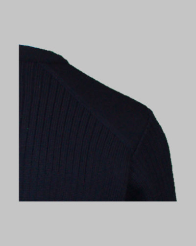 The KNIT FACTORY Pullover O-Hals Navy