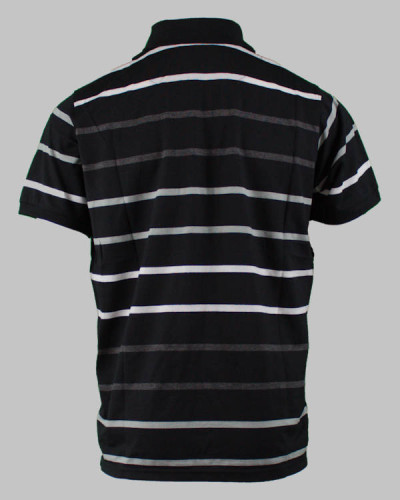Berntson Polo shirt - Sort stribet 5548-703
